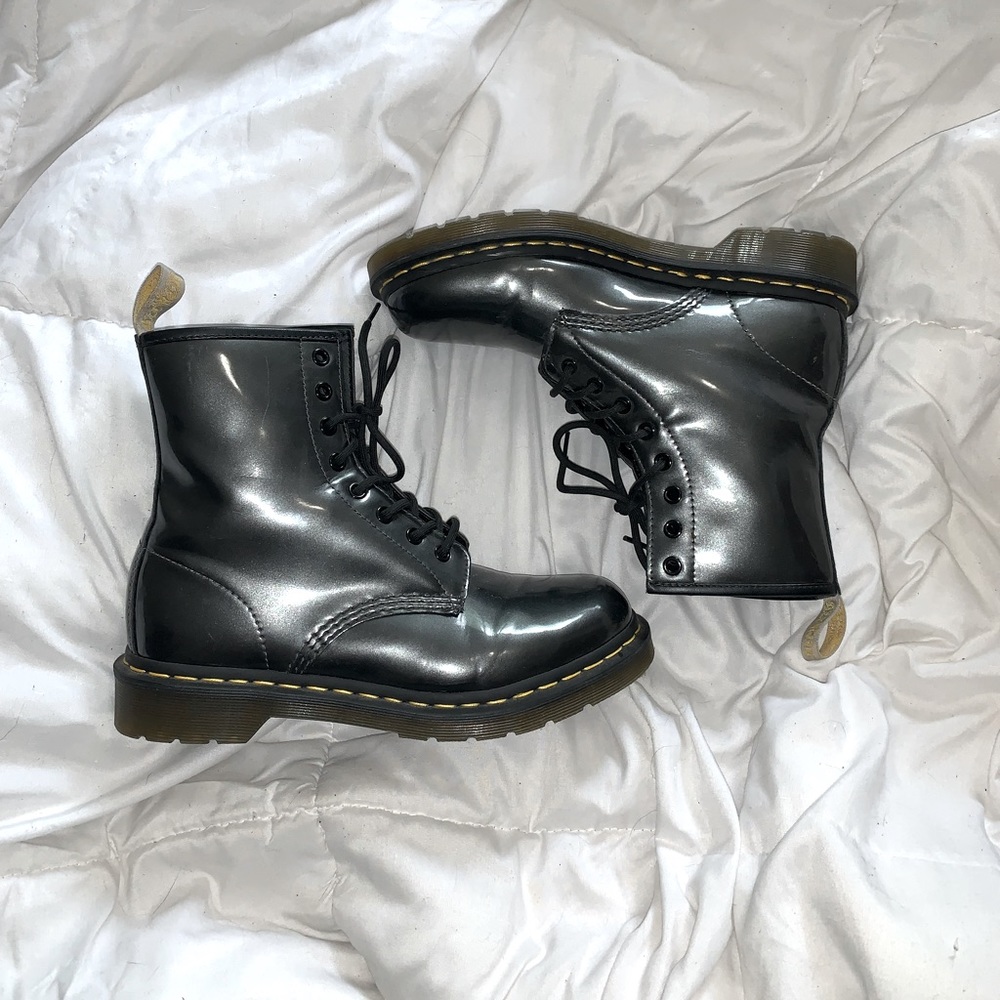 Black/Grey Dr. Marten Boots